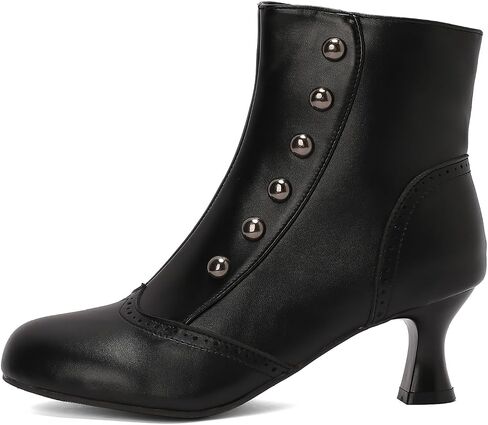 Roimaash Vintage Women's Ankle-High Booties Victorian Boots in Saudi Arabia