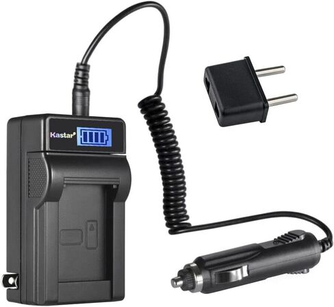 Kastar 1-Pack VMBPL13 Battery and LCD AC Charger Compatible with Hitachi VM-E555LA, VM-E563LA, VM-E565, VM-E565LA, VM-E568E, VM-E568LE, VM-E573LA, VM-E575LE, VM-E635LA, VM-E645LA, VM-E755LA, VM-E835LA in Kuwait