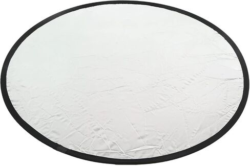 Portable Silver & Gold 2-in-1 Round Reflector for Photography, Soft Lighting, 30cm Mini Photo Accessory (60cm) in Kuwait