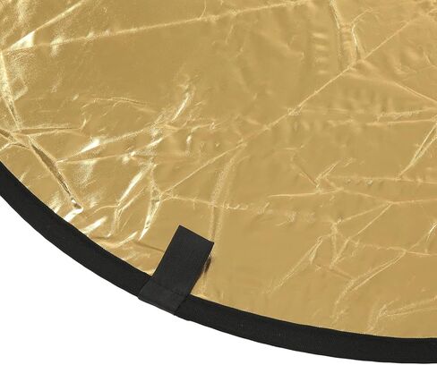 Portable Silver & Gold 2-in-1 Round Reflector for Photography, Soft Lighting, 30cm Mini Photo Accessory (60cm) in Kuwait