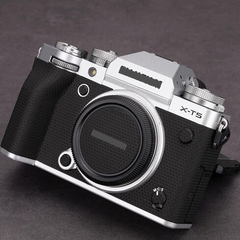 Anti-Scratch Camera Cover Skin Sticker for Fujifilm X-T5 Mirrorless Digital Camera Body Protector Vinyl Film Decals for Fuji XT5 (Silver) in Saudi Arabia