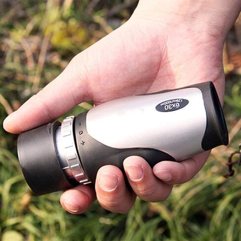 Portable Binoculars High Power 6X30 Monocular Telescope, BAK4 Prism Lens Monocular Telescope Compact with Life Waterproof Monocular for Bird Watching in Kuwait