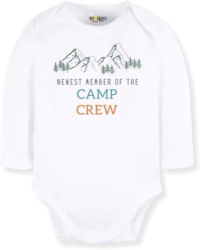 عضو جديد في Camp Crew Baby Bodysuit Tshirt للأطفال طفل Toddler Tee The Chem Camping الزي اللطيف in Kuwait