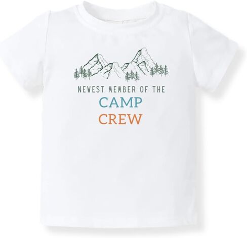 عضو جديد في Camp Crew Baby Bodysuit Tshirt للأطفال طفل Toddler Tee The Chem Camping الزي اللطيف in Kuwait