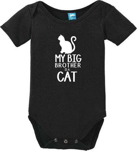 My Big Brother is a Cat Printed Infant Bodysuit Baby Romper in Saudi Arabia