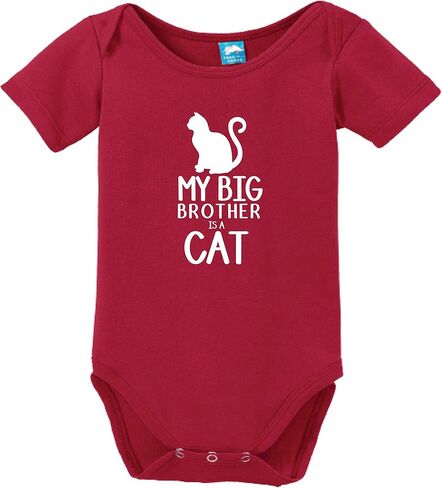 My Big Brother is a Cat Printed Infant Bodysuit Baby Romper in Saudi Arabia