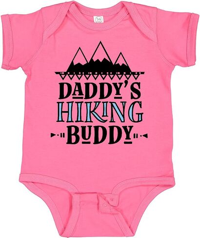 inktastic Daddys Hiking Buddy Childs Hiker Baby Bodysuit in Saudi Arabia