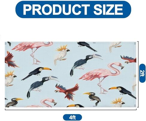 6 Pack Fluorescent Light Covers for Ceiling Light, Seamless Pattern Such as Parrot Light Filters for Classroom Office Home, 4' x 2' Decorative Magnetic Light Cover in Saudi Arabia