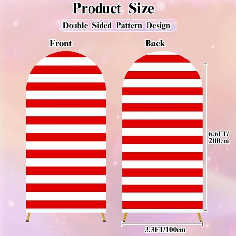 7.2 قدم قوس القوس غطاء خلفي سلس نسيج الأمواج الأفقية دنة ملائمة أغطية القوس الجولة أعلى القوس أغطية لحفل عيد الميلاد دش الطفل ديكور in Kuwait