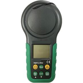 Light Meter, Lux Meter 200,000 Lux Light Meter Test Spectra Auto Range High Precision Digital Luxmeter Illuminometer,for Plants, Car Headlights, Home & Office LEDs