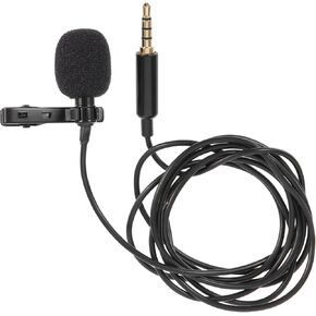 Microphone Lavalier Lavalier Lapel حساسية عالية للمقابلات