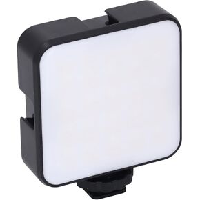 RGB Video Light, 3000 to 6500K Full Color LED Camera Light with 3 Cold Shoe Mounts, Portable Photography Light with FX Effects for Selfie Live Streaming (White)