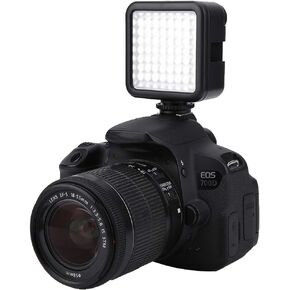 W49 Mini Portable Dimmable LED Video Light على ضوء ملء الكاميرا