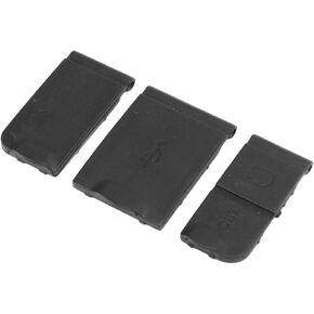 طقم غطاء المطاط الجانبي لكاميرا USB لـ Nikon D850 ، وغطاء الباب الجانبي USB ، وغطاء الواجهة وغطاء الميكروفون لـ Nikon D850