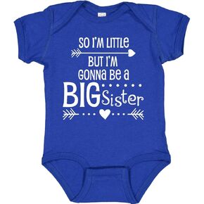 inktastic So I'm Little, But I'm Gonna Be a Big Sister Baby Bodysuit