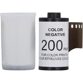 12 Sheets Camera Color Negative Film 200ISO CN200 Clarity Resolution for 135 Cameras Ideal for Low Conditions and Fast Action Photography