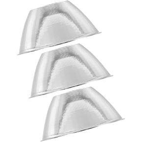 Homoyoyo 3pcs LED Light Reflector Cup Replacement for Lightweight Aluminum Reflective Panel for Camping and Outdoor Emergency Use Antiglare Technology for Comfortable Lighting
