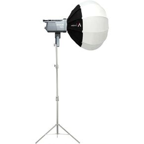 Aputure Amaran 100D with Lantern Softbox and 2.8M Stainless Steel Light Stand, 130W LED Video Light 5600K COB Daylight CRI+95 with Bowens Mount for Photography,Interview