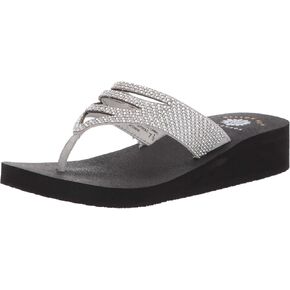 Yellow Box Women's Connie Wedge Sandal, Medium