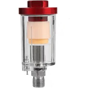 DAXINYANG Oil-Water Separator Air Filter 1/4" NPT Inlet and Outlet Spray Gun Moisture Filters Air Dryer for Air Line Compressor Fitting Pneumatic Tools