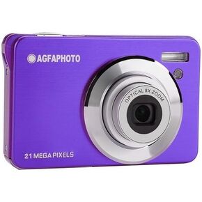 AGFA Photo Realishot DC8300 - Compact Digital Camera, 18MP, Full HD Video, 2.7'' LCD Screen, 8X Optical Zoom, Lithium Battery - Purple