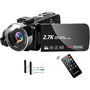18X Digital 48MP Camcorder Video Camera for YouTube with 32GB Card