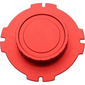 PL Mount Lens Cover Cap, Anti-Dust Scratch-Protection for ARRI Zeiss Angenieux Cooke Fujinon RED Sony Canon Camera, Red Metal