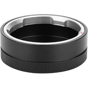 Rear Lens Cap Compatible with for Leica M Mount Camera, Metal Lightweight Camera Rear Lens Cover Cap for Compatible Lenses, Dust and Scratch Proof, Silver