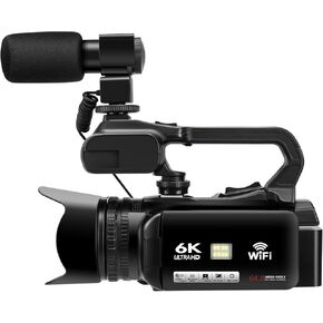 6K IR Night Vision Vlogging Camera for YouTube with 18X Digital Zoom