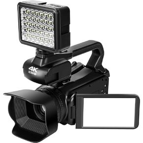 6K Vlogging Camera 18X Digital Zoom Digital Camera with WiFi, Microphone