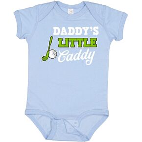 inktastic Daddy's Little Caddy with Golf Club and Ball Baby Bodysuit