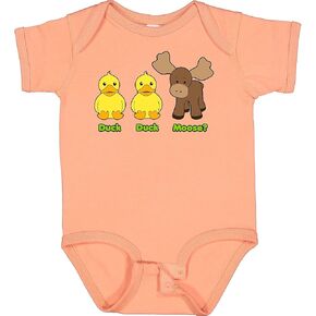 inktastic Duck Duck Moose Baby Bodysuit