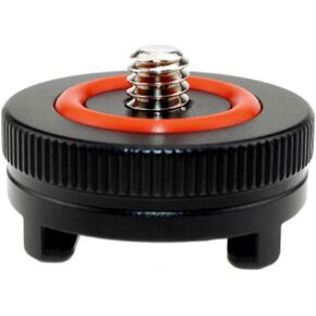 DSLR Camera Hot Shoe Mount with 1/4inch Tripod Screw Adapter Flashing Shoe Mount for DSLR Camera