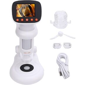 المجهر الرقمي المحمول باليد 1080p 2mp 1000x تضخيم 2in مجهر صغير محمول للطلاب