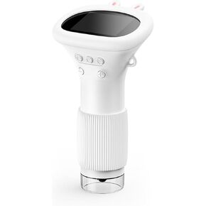 2in Screen Handheld Microscope 2MP 100 to 1000X Zoom Real Time HD Imaging Portable Microscope with 8 LEDs Orange Explore The Microscopic World with Wide Magnification (Orange)