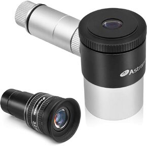 Astromania Telescope Eyepiece 3.2mm, Wide Angle 58 Degree - Bundle with - 12.5mm Illuminated Plossl Eyepiece