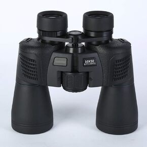 Adult Telescope Double Cylinder 10X50 Large Eyepiece High-Definition Outdoor Travel Wide-Angle Telescope Life Waterproof 180 * 60 * 175Mm