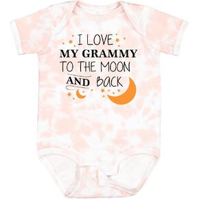 inktastic I Love My Grammy To the Moon and Back Baby Bodysuit