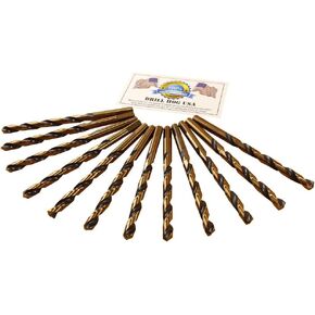 Drill Hog USA 1/4" Drill Bit HI-Molybdenum M7 12 Pack
