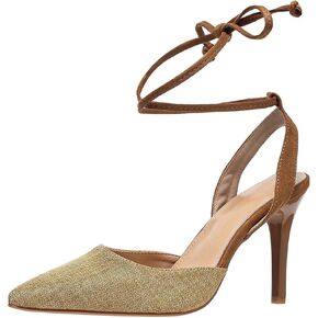 Closed Toe Heels for Women Stiletto High Heels Strappy Lace Up Heeled Sandals Comfortable Dressy Pump Shoes, US Size 5-11