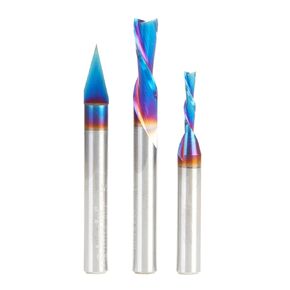 AMS-254-K 3-Pc CNC Basic Spektra Extreme Tool Life Coated Pack 1/4 Inch Shank
