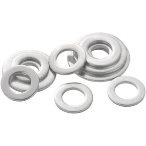 M1.6/ M2/ M2.5/ M3/ M4/ M5/ M6/ M8-M22 Large Flat Washer 304 Stainless Steel Big Metal Gasket Meson Plain Washers Din9021(M10x20x1.5 x10pcs)