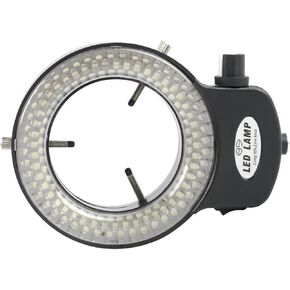 6500K 144 LED Ring Light Lamp for Industrial Video Stereo Microscope Camera 1080P HDMI VGA USB Camera 110V 220V(Plug-01)