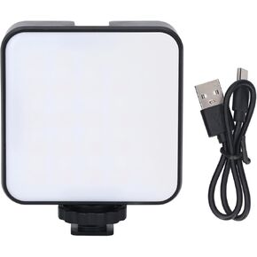 Gowenic RGB LED Video Light ، ضوء الكاميرا LED ، 3 درجة حرارة اللون ، 9 تأثيرات إضاءة FX ، ثقب المسمار 1/4in ، 1500 مللي أمبير في الساعة ضوء كامل اللون التصوير الفوتوغرافي للتسجيل (أسود) in Kuwait