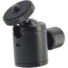Photography Light Bracket Head with Screw Flash Holder Mount for Tripod Compatible with Cameras and LED Lights Black