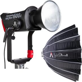 Aputure Light Storm 600d LED Light (V-Mount) Bundle with 35.1-Inch Dome III Softbox