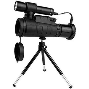 Monoculars Telescope High Power Telescope Digital Powerful Monocular 40X60 Zoom Monocular Telescope for Smartphone with Tripod for Adult Bird Watching Outdoor Travel Sightseeing Binoculars