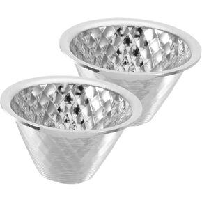 LIFKOME 2Pcs Reflector Ring Accessory for Spotlight Lighting Fixture Shade Replacement Flashlight Light Diffuser Plate Enhances Brightness for Indoor Outdoor Use
