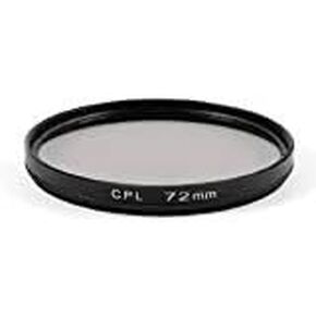 72mm Circular Polarizer Filter for Nikon 18-200mm