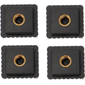 HOMSFOU 4pcs Hot Shoe Mount Bracket for Flash Threaded Adapter for Camera Accessories Easy Install Flash Stand Adapter Compatible Cages and Handles